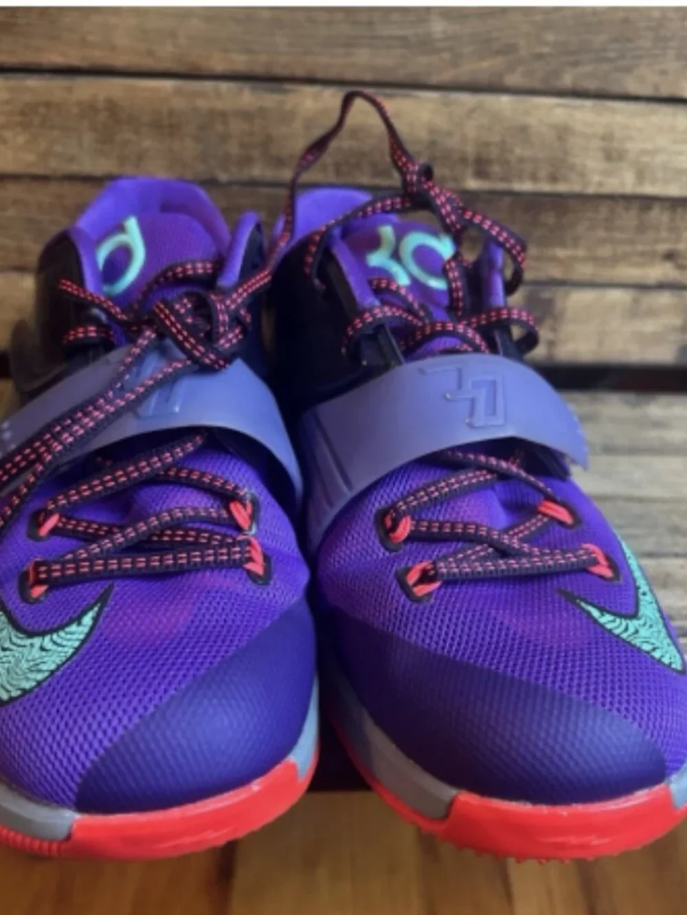 Nike KD 7 “Lightning 534” Basketball Shoes – Men's Size 12 – Purple/Turquoise